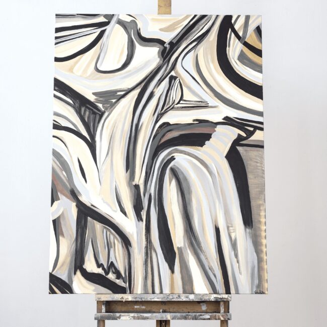 Norumbega map number 8 , 2021 acrylic on canvas 30x 40 in.